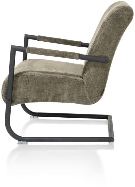 Henders and Hazel - Angelica - Industrieel - bijzetfauteuil + zwart frame (ROB)