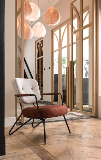 XOOON - June - Scandinavisch design - fauteuil + pocketvering