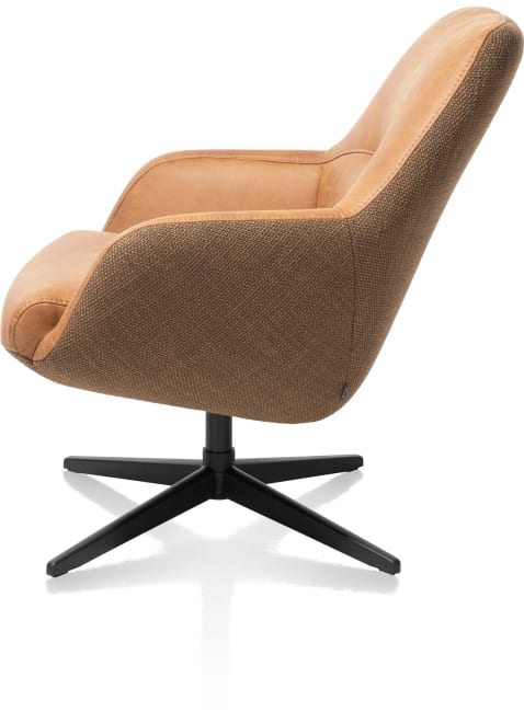 XOOON - Vernon - fauteuil met draaifunctie - lage rug