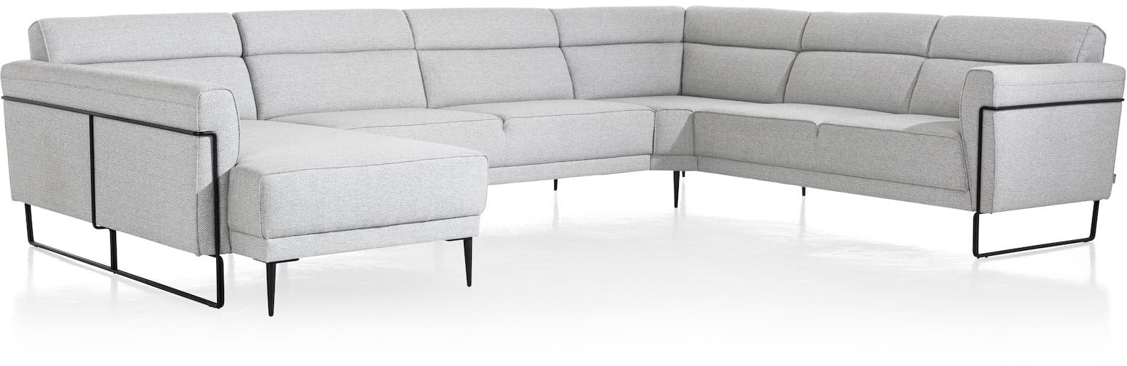 XOOON - Fiskardo - Banken - Longchair lange arm links - 2,5 zits zonder armen - hoek - 2 zits arm rechts