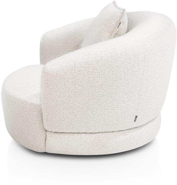 XOOON - Cervos - fauteuil pivotant - rond 100cm incl. 1 coussin 45x45