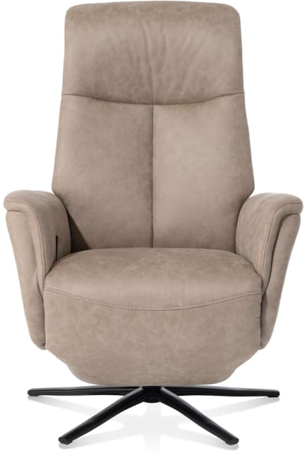 Henders & Hazel - Nocara - fauteuil relax - manuel - pied noir - appui-tête fix