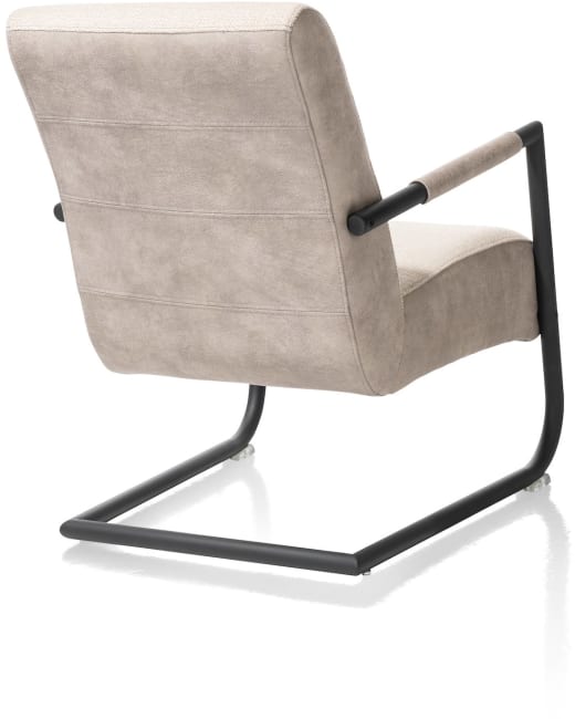 Henders and Hazel - Angelica - Industrieel - bijzetfauteuil + zwart frame (ROB)
