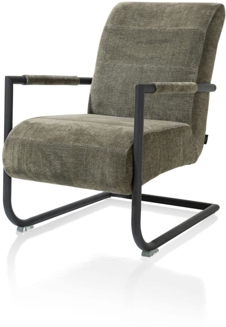 Henders and Hazel - Angelica - Industrieel - bijzetfauteuil + zwart frame (ROB)