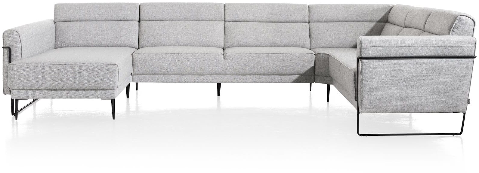 XOOON - Fiskardo - Banken - Longchair lange arm links - 2,5 zits zonder armen - hoek - 2 zits arm rechts