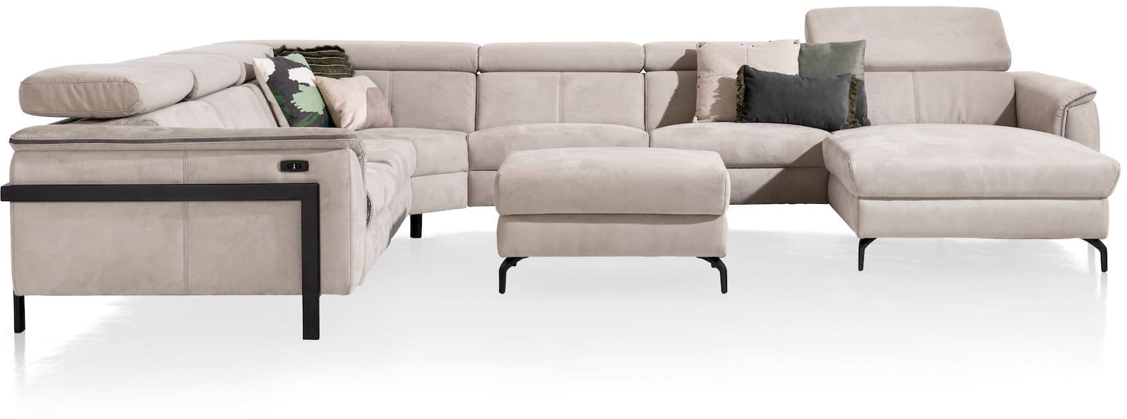 Henders & Hazel - Tycan - Moderne - Canapés - pouf grand - 80 x 60 cm