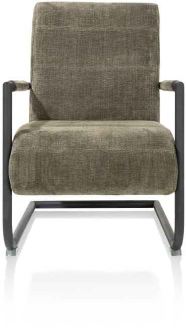 Henders and Hazel - Angelica - Industrieel - bijzetfauteuil + zwart frame (ROB)