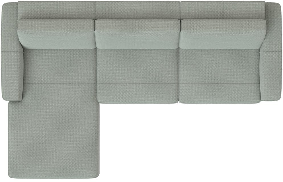 XOOON - Denver - Minimalistisch design - Banken - 3-zits arm rechts