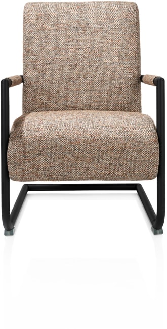 Henders and Hazel - Angelica - Industrieel - bijzetfauteuil + zwart frame (ROB)
