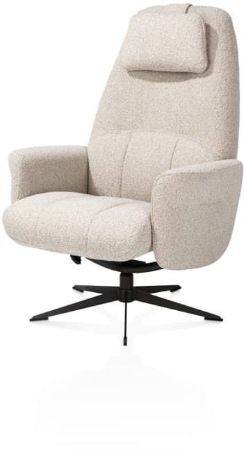 Henders & Hazel - Torino - fauteuil (incl. pouf) - graphite