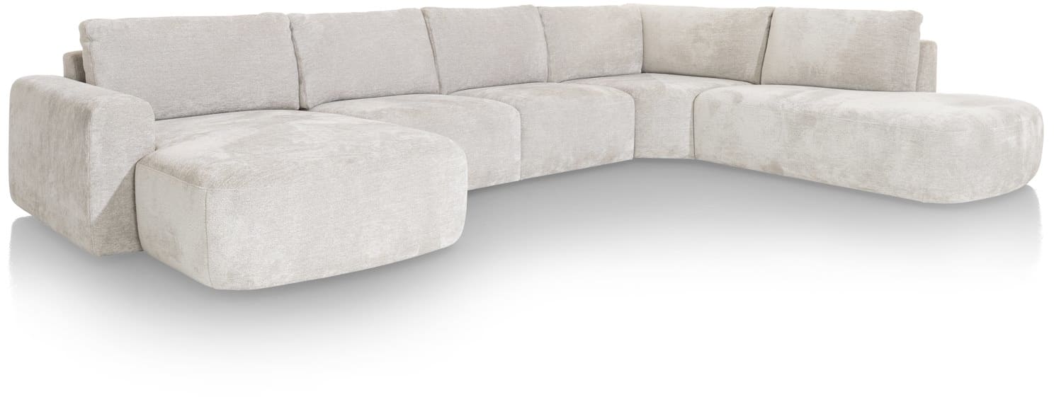 Henders and Hazel - Murcia - Banken - Longchair links - 2,5 zits zonder armen - hoek - ottomane klein rechts