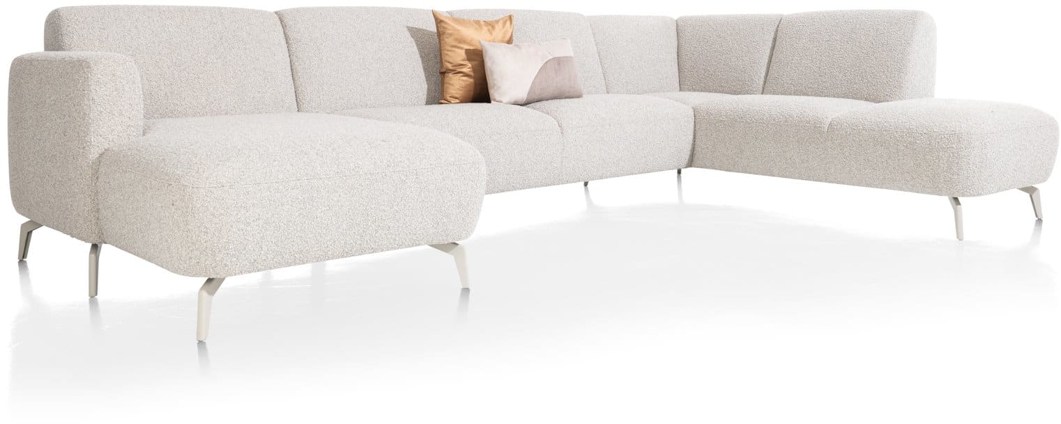 XOOON - Twist - Banken - Longchair links - 2,5 zits zonder armen - ottomane rechts
