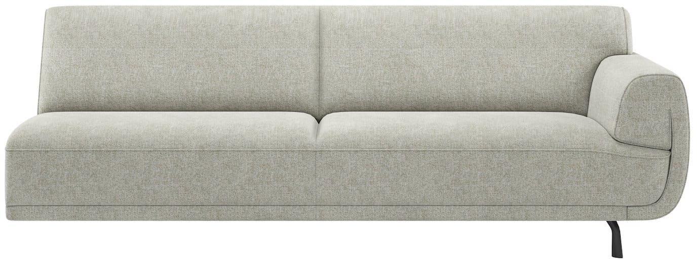 XOOON - Belem - Sofas - 3.5-Sitzer Armlehne rechts - niedrig