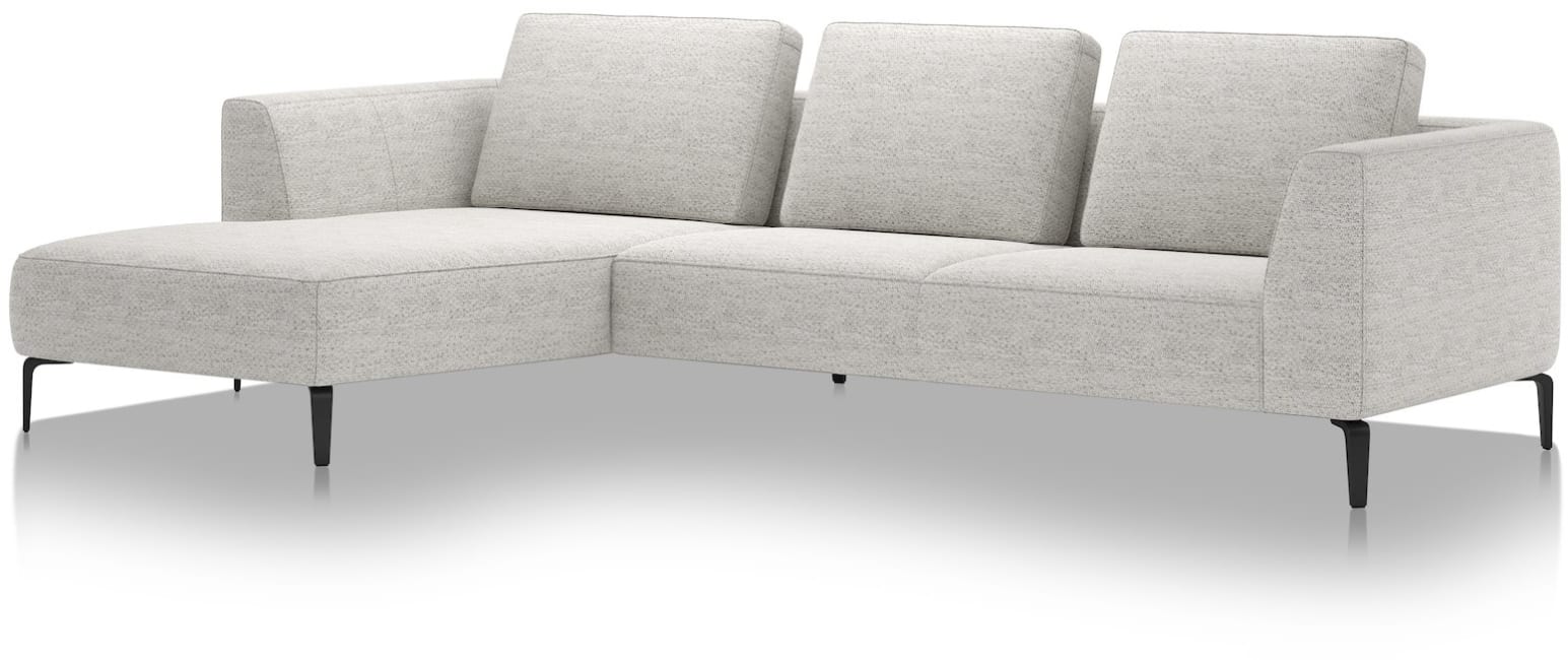XOOON - Brampton - Banken - Longchair links - 2,5 zits arm rechts