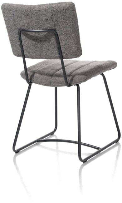 Henders and Hazel - Marcel - eetkamerstoel - off black - stof Avicci - Antraciet