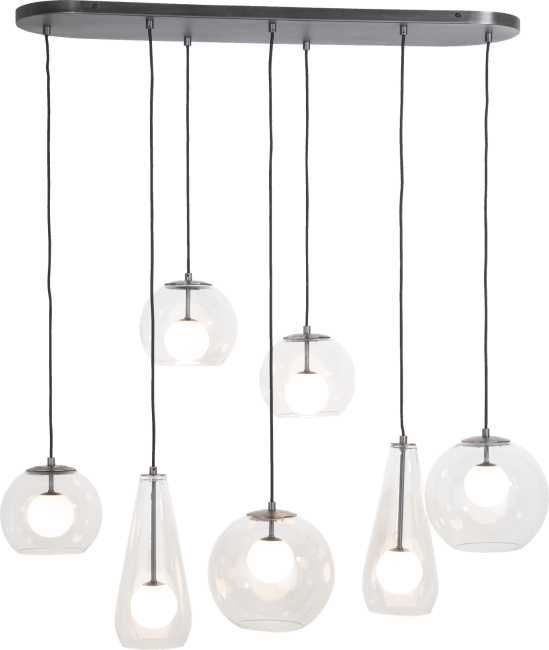 Elementair Rijd weg Bemiddelaar Hanglamp Gaby 7-lamps | COCOmaison