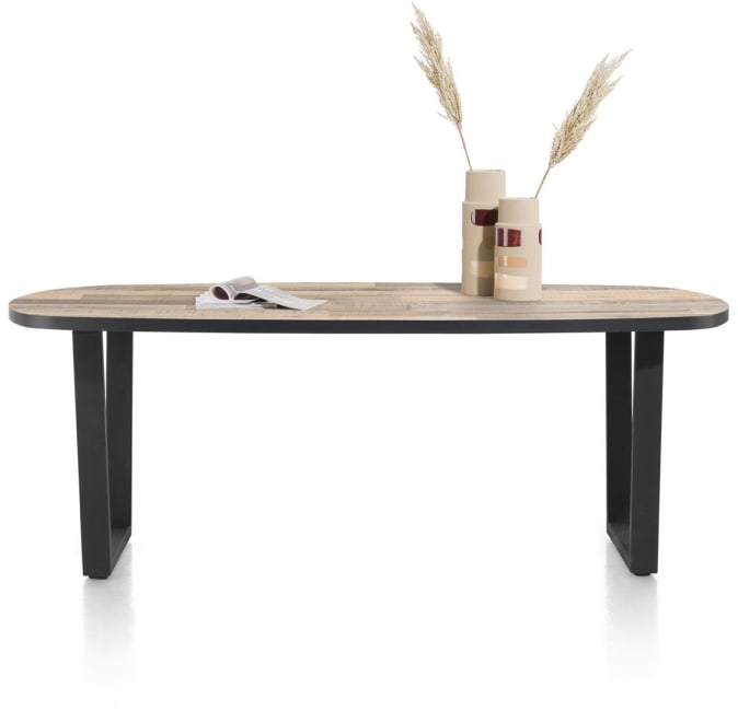Henders & Hazel - Avalox - Industriel - table ovale 210 x 110 cm