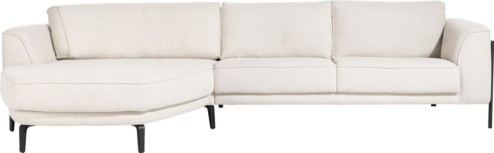 Henders and Hazel - Langley - Sofas - 2,5 Sitzer Armlehne rechts - Longchair curved links