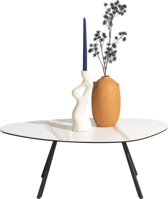 Montello, salontafel 94 x 49 cm. - hoogte 35 - keramiek blad