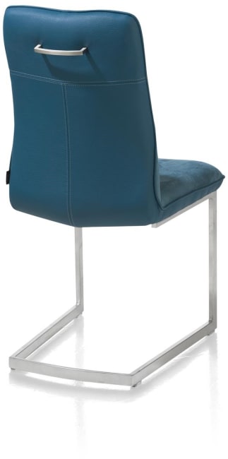 Henders & Hazel - Milva - Industriel - chaise - pied traineau inox carre