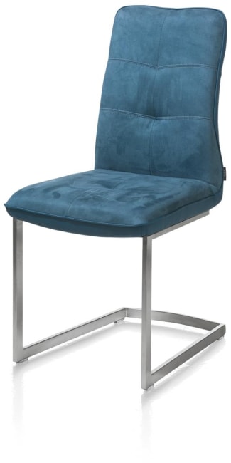 Henders & Hazel - Milva - Industriel - chaise - pied traineau inox carre