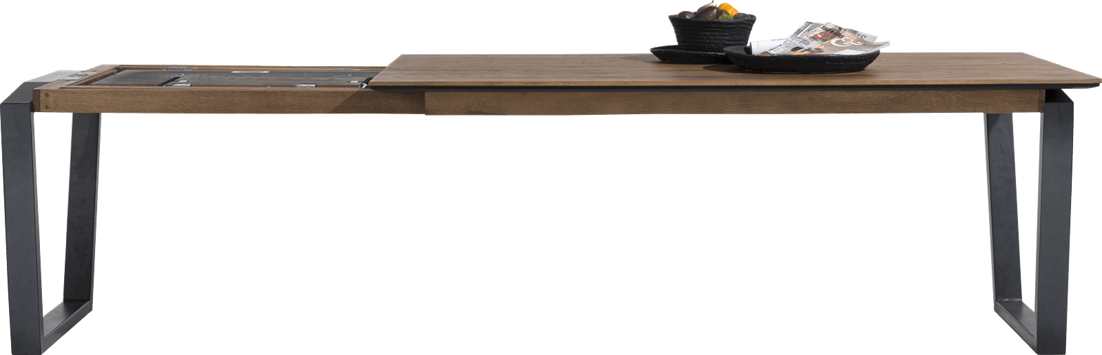 H&H - Livada - Moderne - table a rallonge 220 (+ 80) x 100 cm