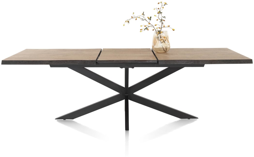 H&H - Carreras - table à rallonge 190 (+ 60) x 100 cm