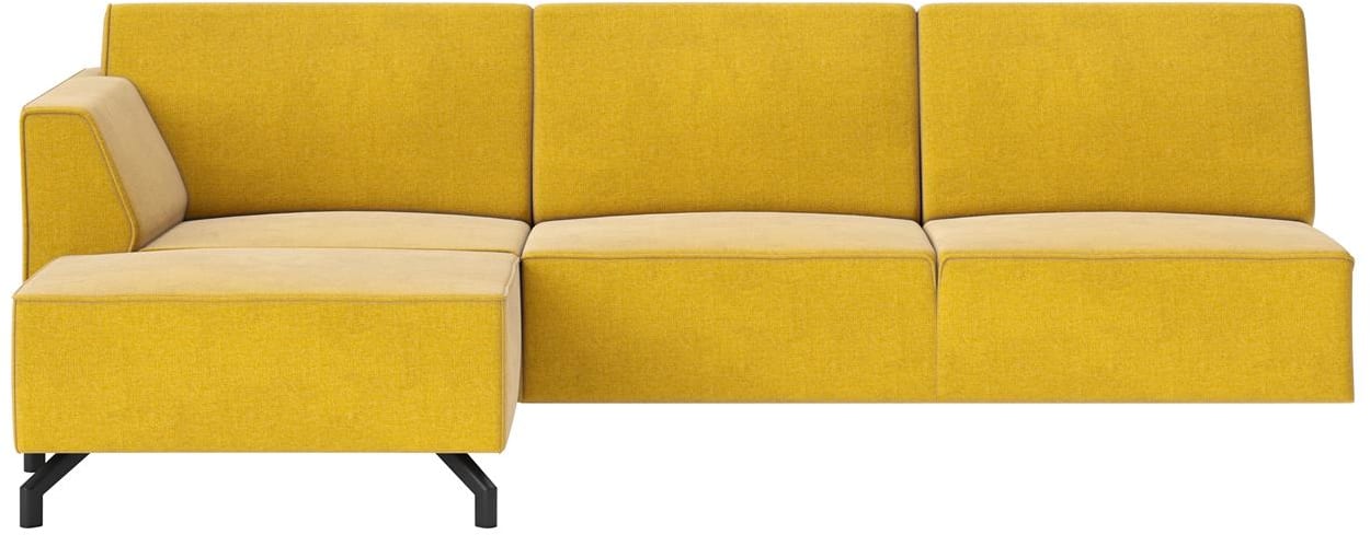 Henders & Hazel - Novara - Modern - Sofas - 2.5-Sitzer ohne Armlehnen + Longchair - links