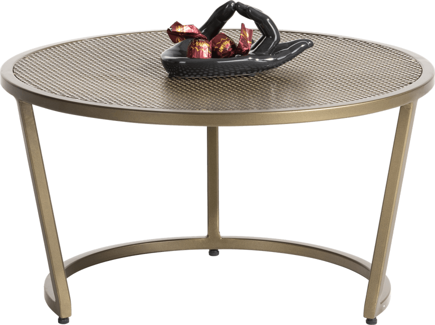 Table Bout de canapé Table Basse à thé en métal et MDF 50 x 35 x