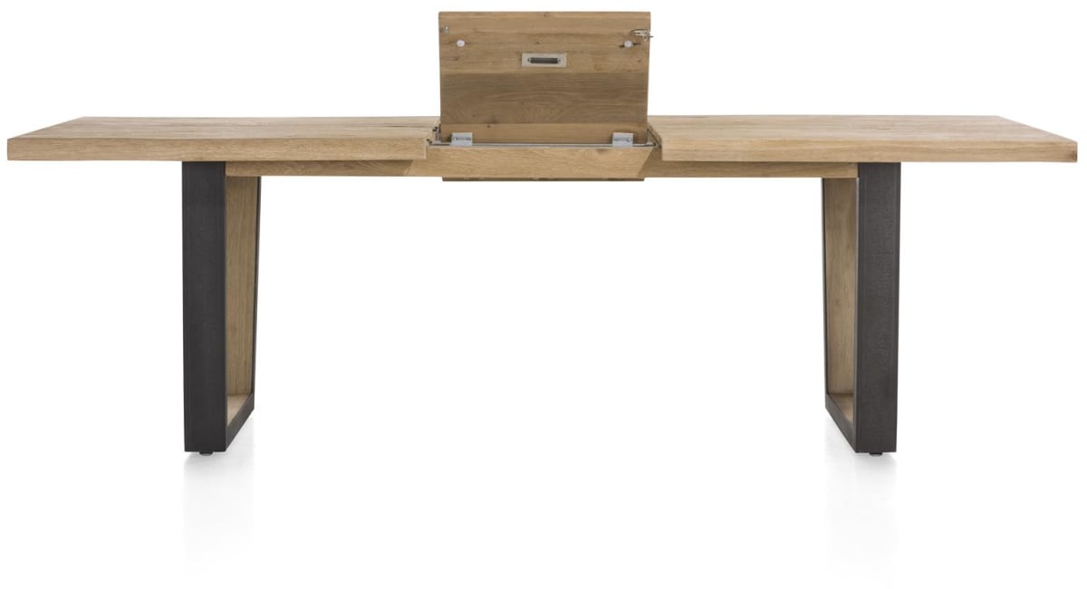 H&H - Metalox - Industriel - table à rallonge 160 (+ 50) x 100 cm