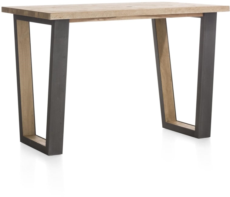 H&H - Metalox - Industriel - table de bar 130 x 90 cm (hauteur: 92 cm)