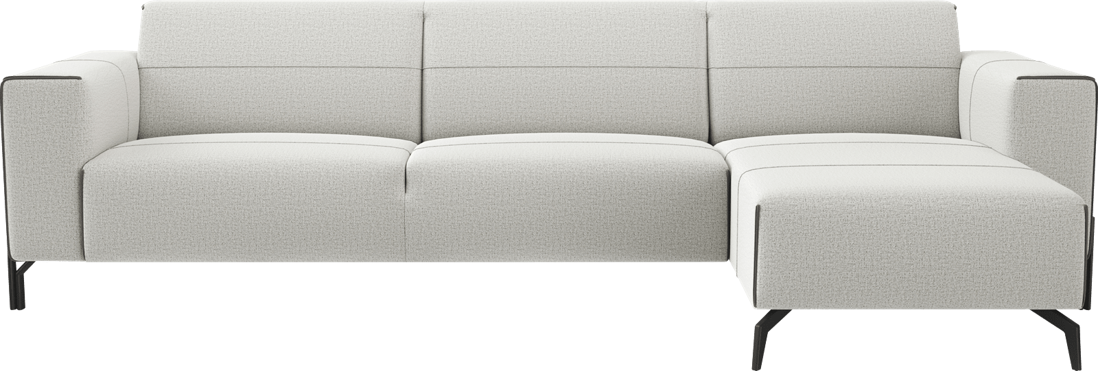XOOON - Prizzi - Design minimaliste - Canapés - 3-places accoudoir gauche