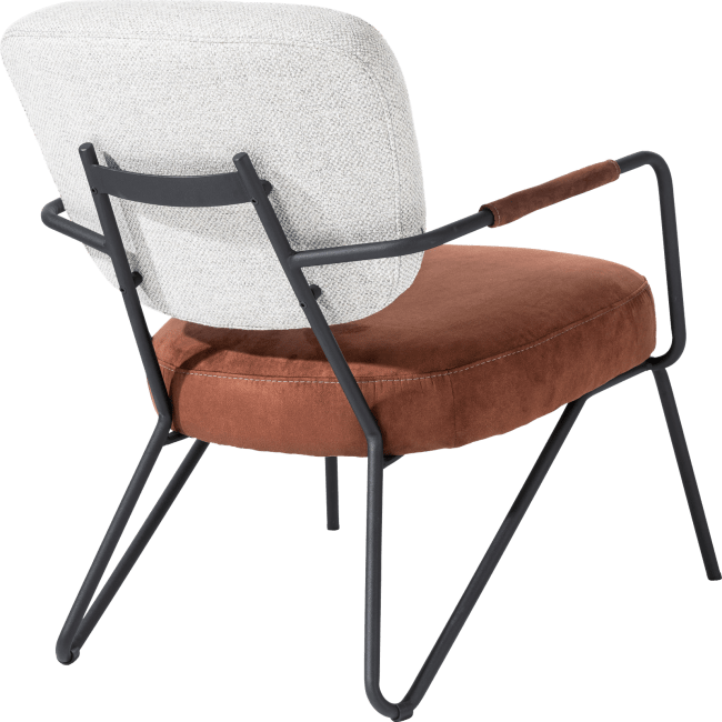 XOOON - June - Scandinavisch design - fauteuil - frame off black + pocketvering