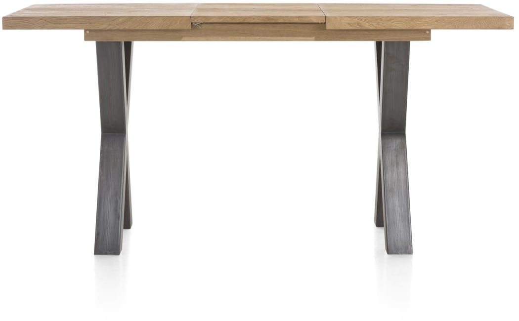 Henders & Hazel - Metalox - Industriel - table de bar à rallonge 140 (+ 50) x 90 cm (hauteur: 92 cm)
