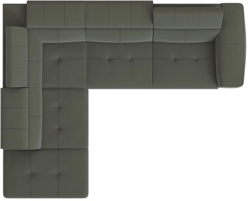 XOOON - Talisman - Skandinavisches Design - Sofas - 2.5-Sitzer Armlehne rechts