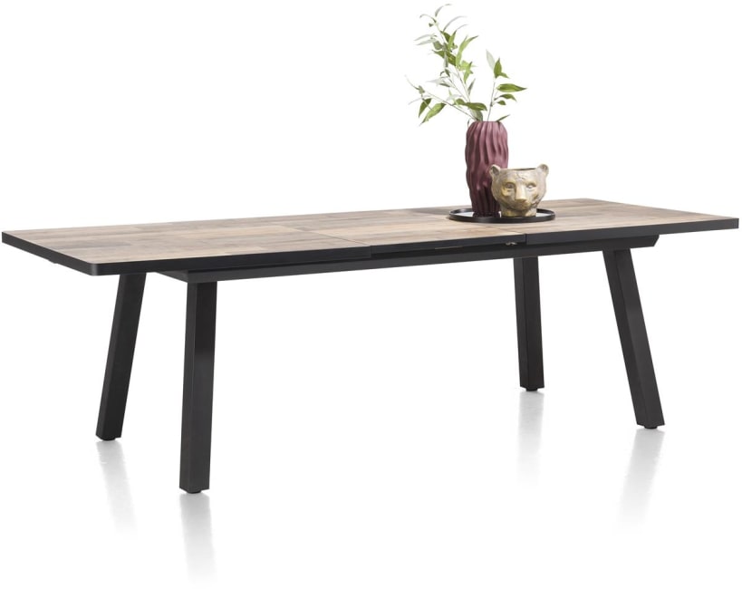 Henders & Hazel - Avalox - Industriel - table à rallonge 190 (+ 60) x 98 cm