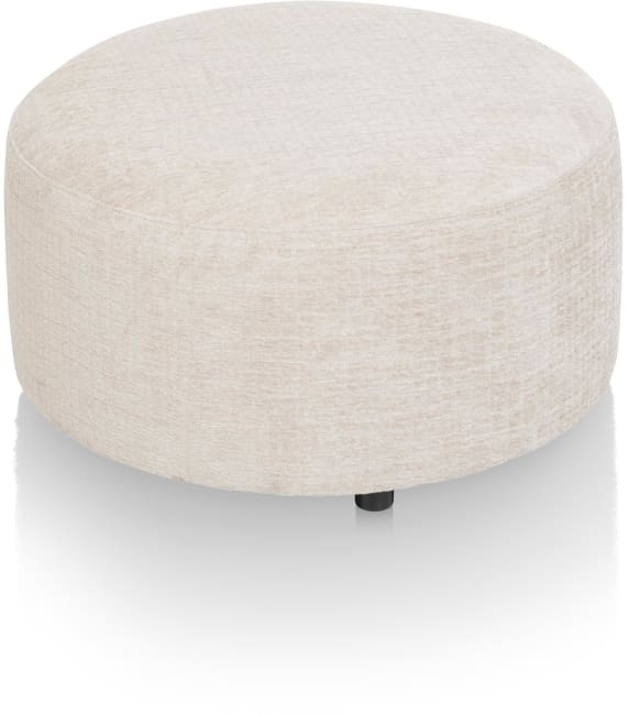 XOOON - Zach - Salons - poef rond 80 cm - hoogte 40 cm - selected choices