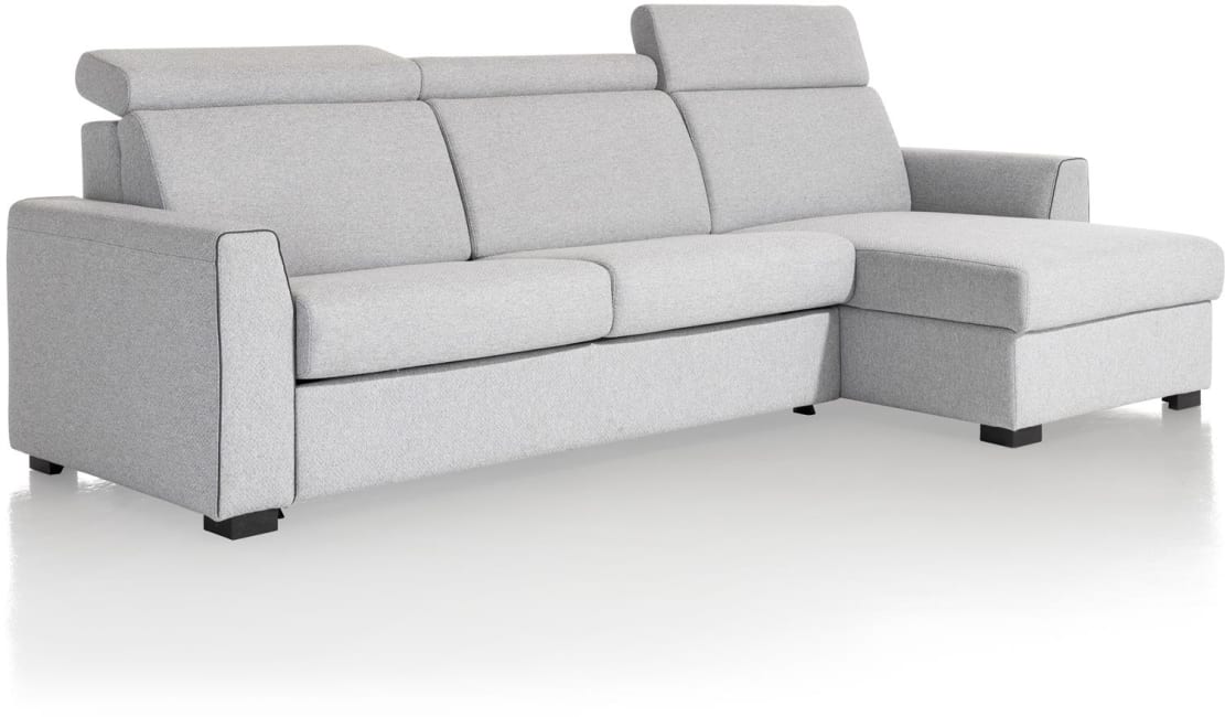 Henders and Hazel - Vosges - Sofas - 3-Sitzer + Longchair rechts - Schlafcouch 160 cm - Stoff ponti