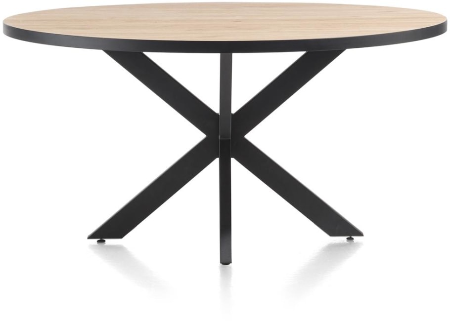 Henders & Hazel - Avalox - Industriel - table ronde 130 x 110 cm