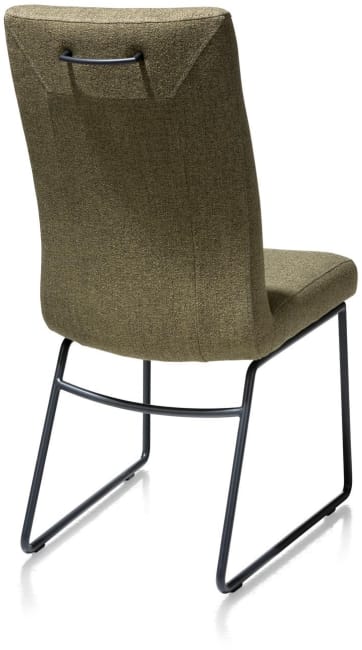Henders & Hazel - Malene - Moderne - chaise - cadre tube noir - poignee rond
