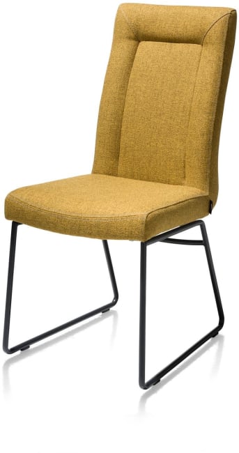 Henders & Hazel - Malene - Moderne - chaise - cadre tube noir - poignee rond