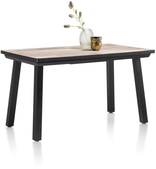 H&H - Avalox - Industriel - table de bar à rallonge 190 (+ 60) x 98 cm