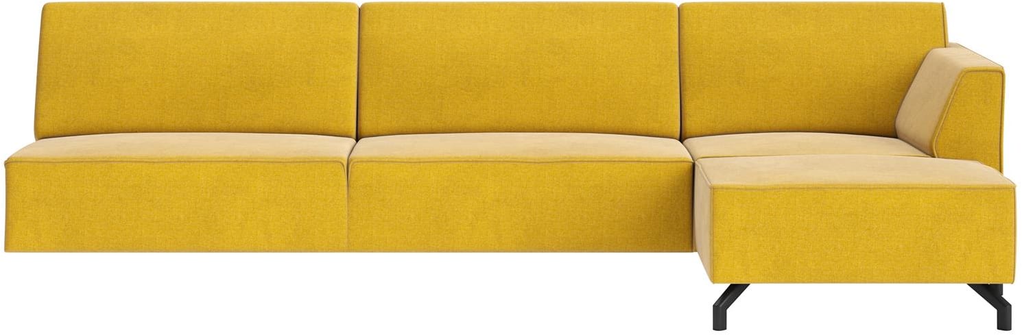 Henders & Hazel - Novara - Modern - Sofas - 4-Sitzer ohne Armlehnen + Longchair - rechts