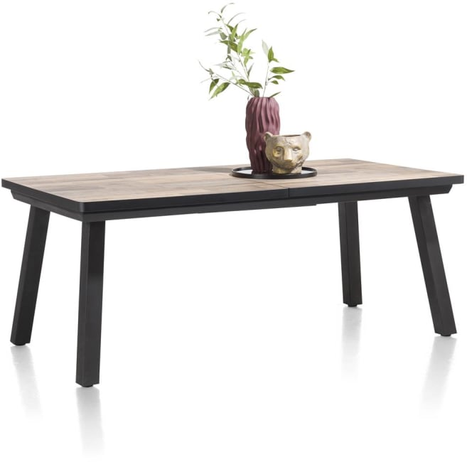 H&H - Avalox - Industriel - table à rallonge 160 (+ 50) x 98 cm