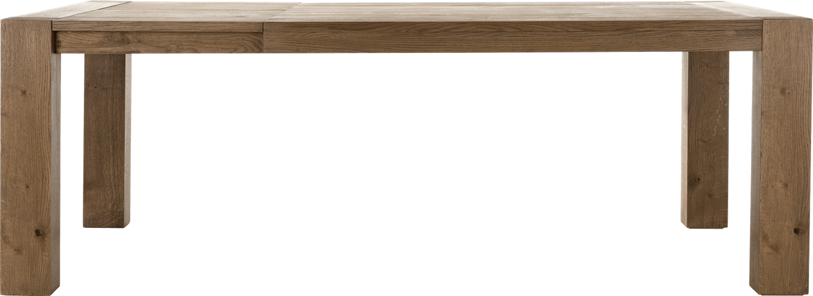 H&H - Santorini - Pur - table a rallonge 160 (+ 60) x 100 cm