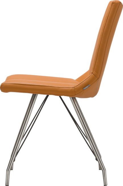 XOOON - Artella - design Scandinave - chaise pietement Eiffel inox
