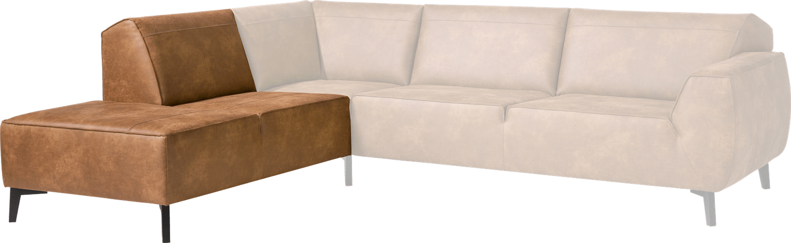 XOOON - Lima - Design minimaliste - Canapes - ottomane petite gauche