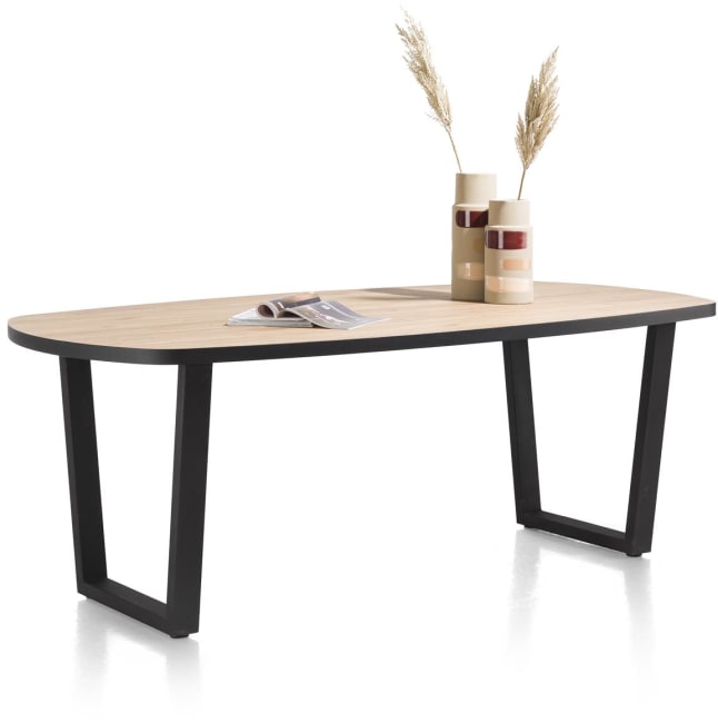 H&H - Avalox - Industriel - table ovale 210 x 110 cm