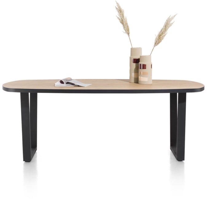 Henders & Hazel - Avalox - Industriel - table ovale 180 x 110 cm