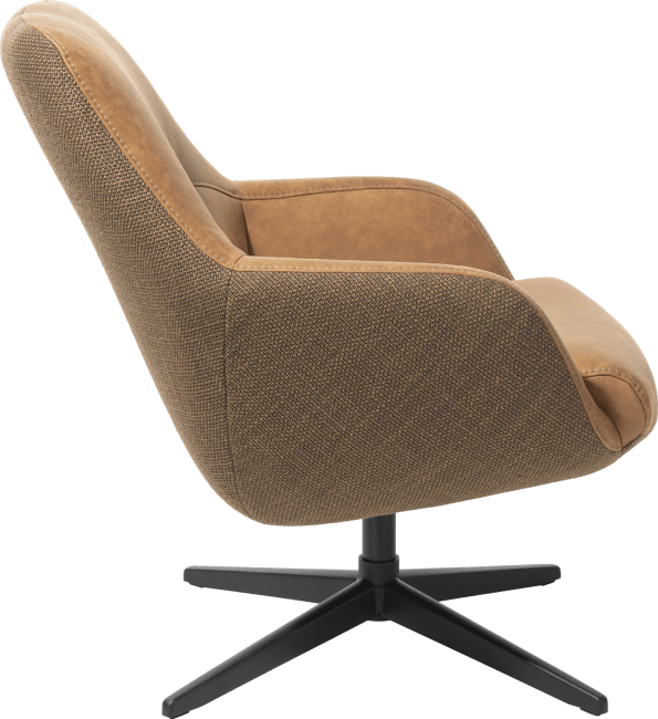 XOOON - Vernon - fauteuil met draaifunctie - lage rug